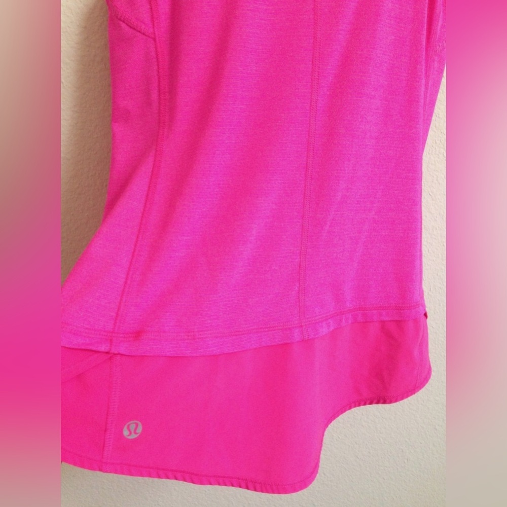 Lululemon Run Mod Moves Singlet Raspberry Glow - Picture 3 of 6
